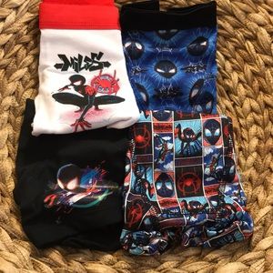 4 pair boys boxer briefs Spider-Man size 6 nwot